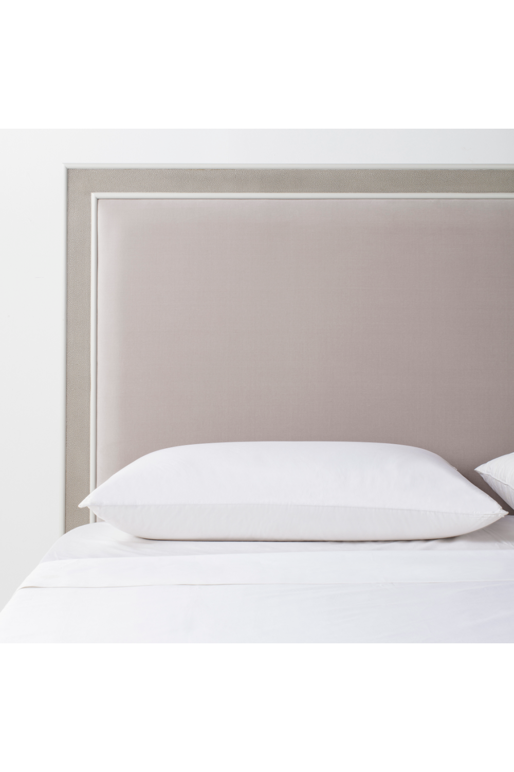 Gray And Bronze Shagreen King Bed | Andrew Martin Alice | OROA