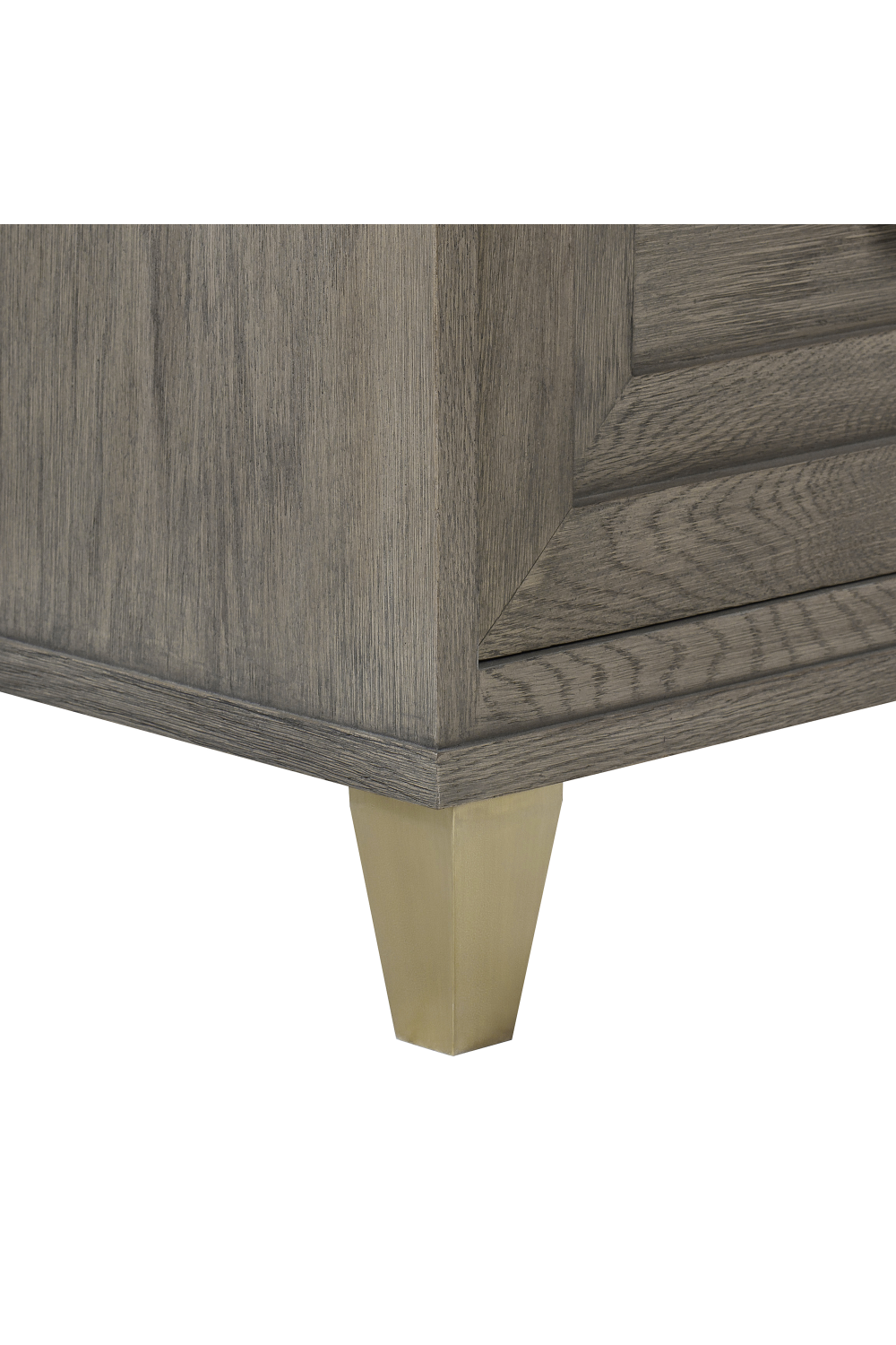 Taupe Oak Two Drawer Nightstand | Andrew Martin Claiborne | OROA