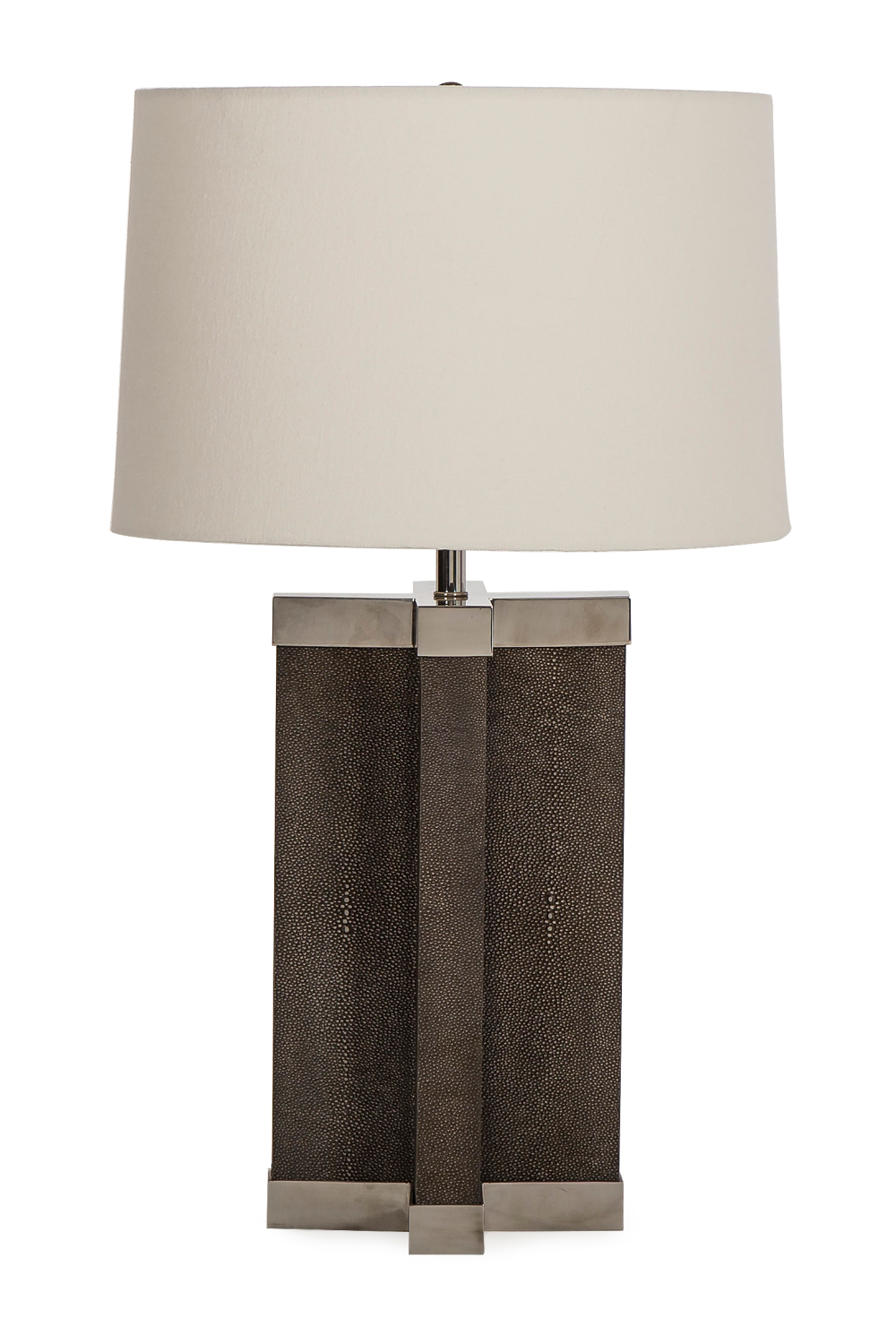 Gray Shagreen Table Lamp | Andrew Martin Leo | OROA