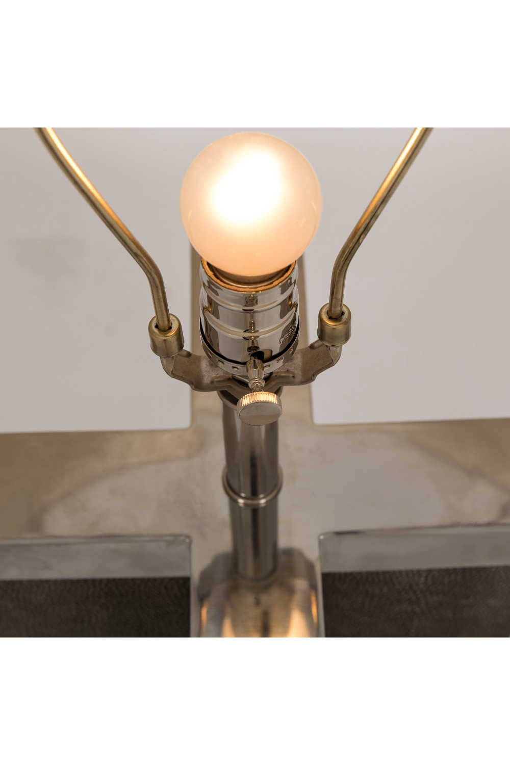 Gray Shagreen Table Lamp | Andrew Martin Leo | OROA