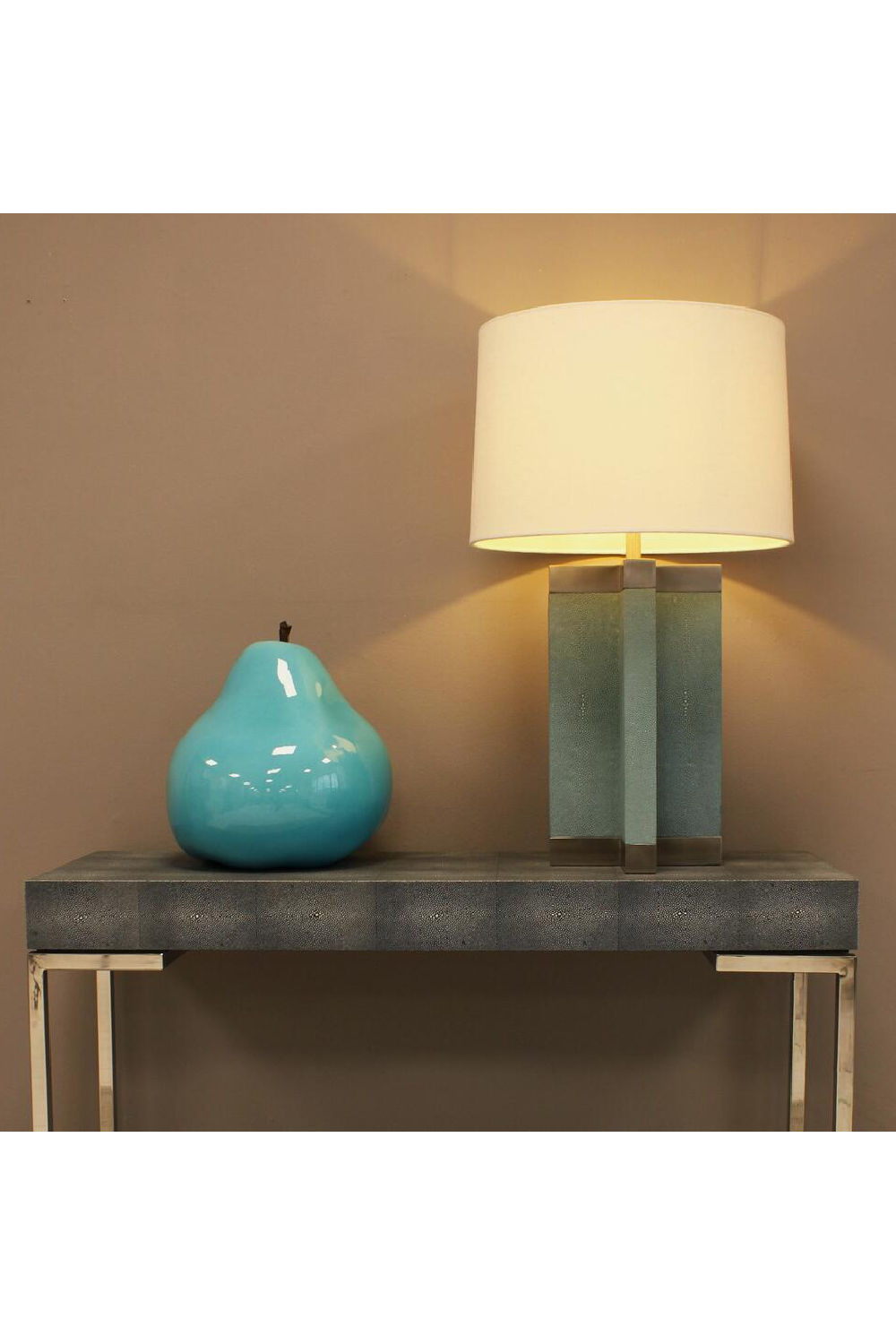 Blue Shagreen Table Lamp | Andrew Martin Gregory | Oroa.com