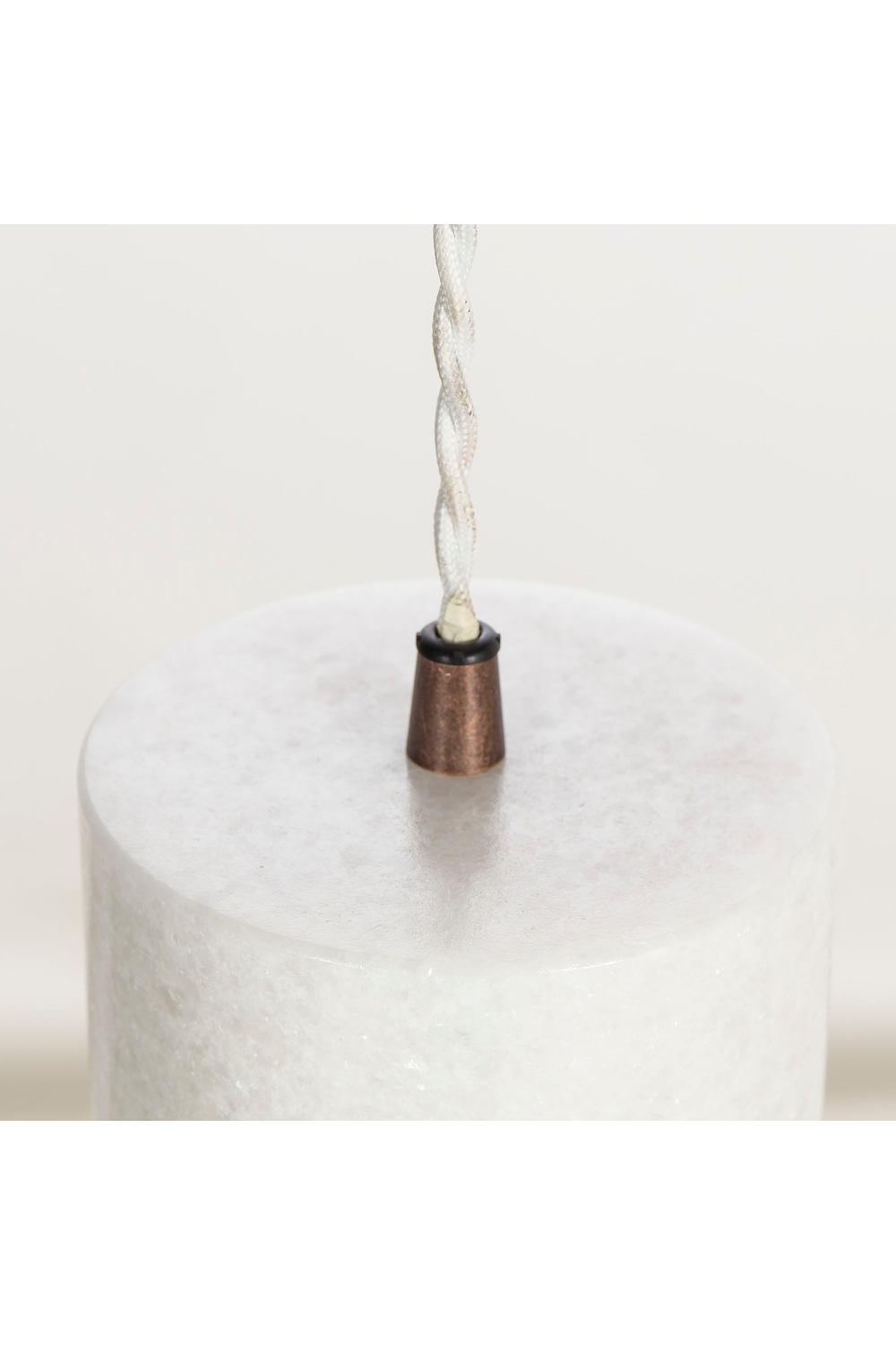 White Marble Pendant Lamp | Andrew Martin | Oroa.com