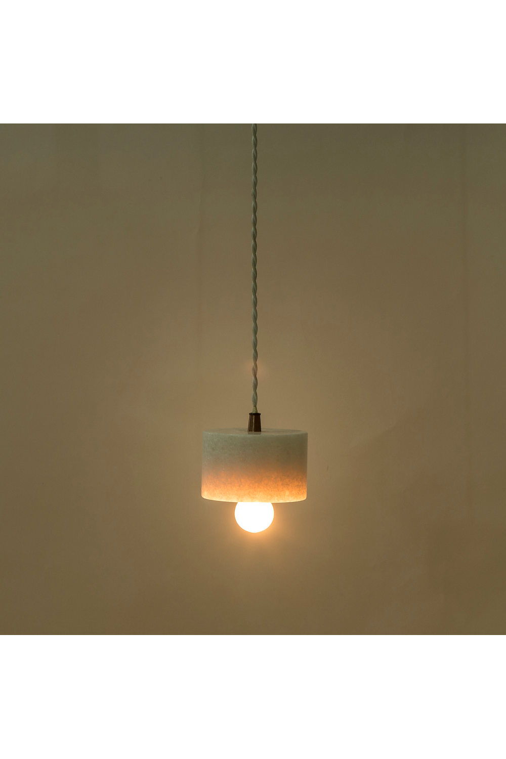 White Marble Pendant Lamp | Andrew Martin | Oroa.com