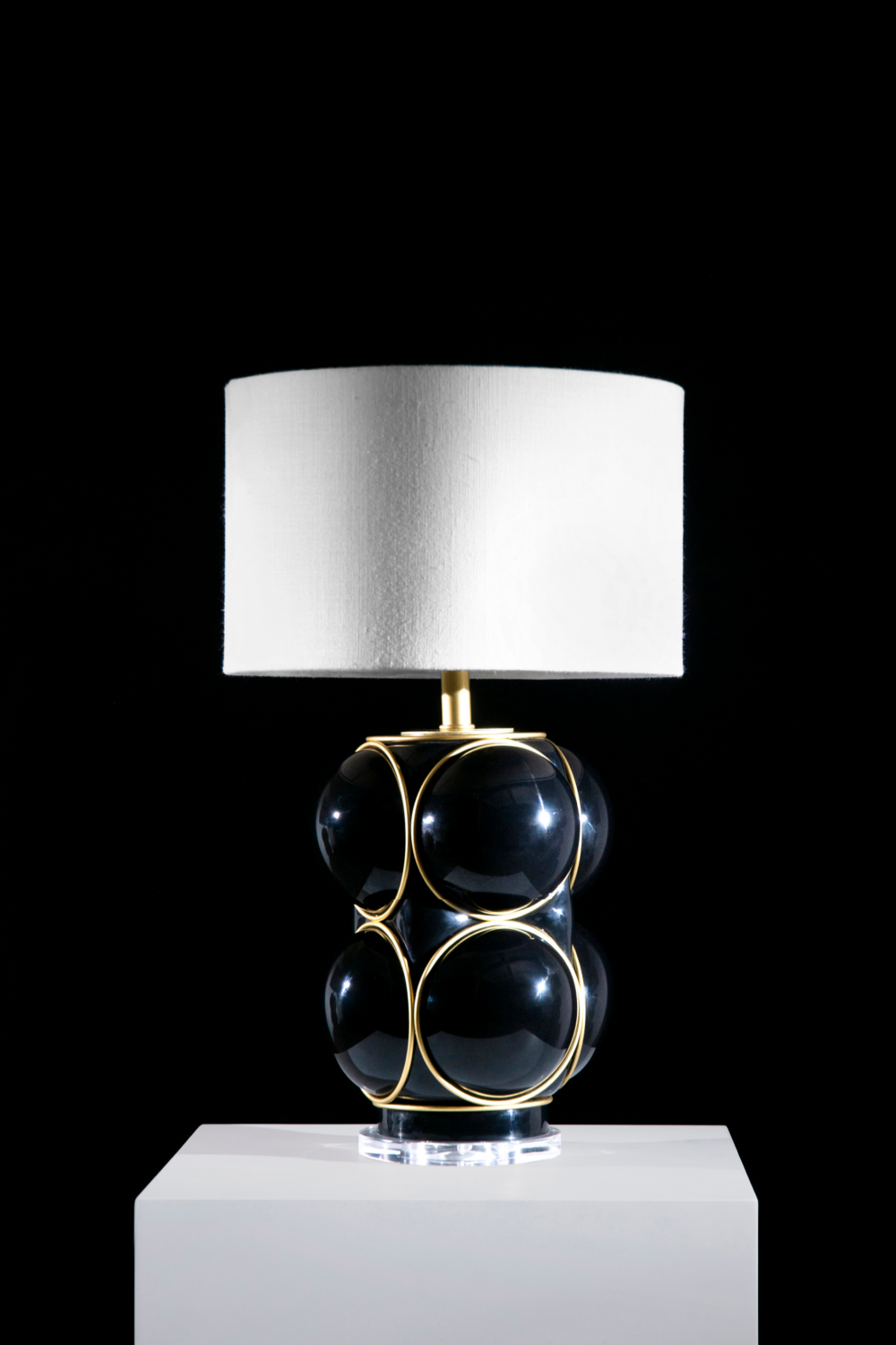 Iron Frame Table Lamp | Andrew Martin Bubble | OROA.com