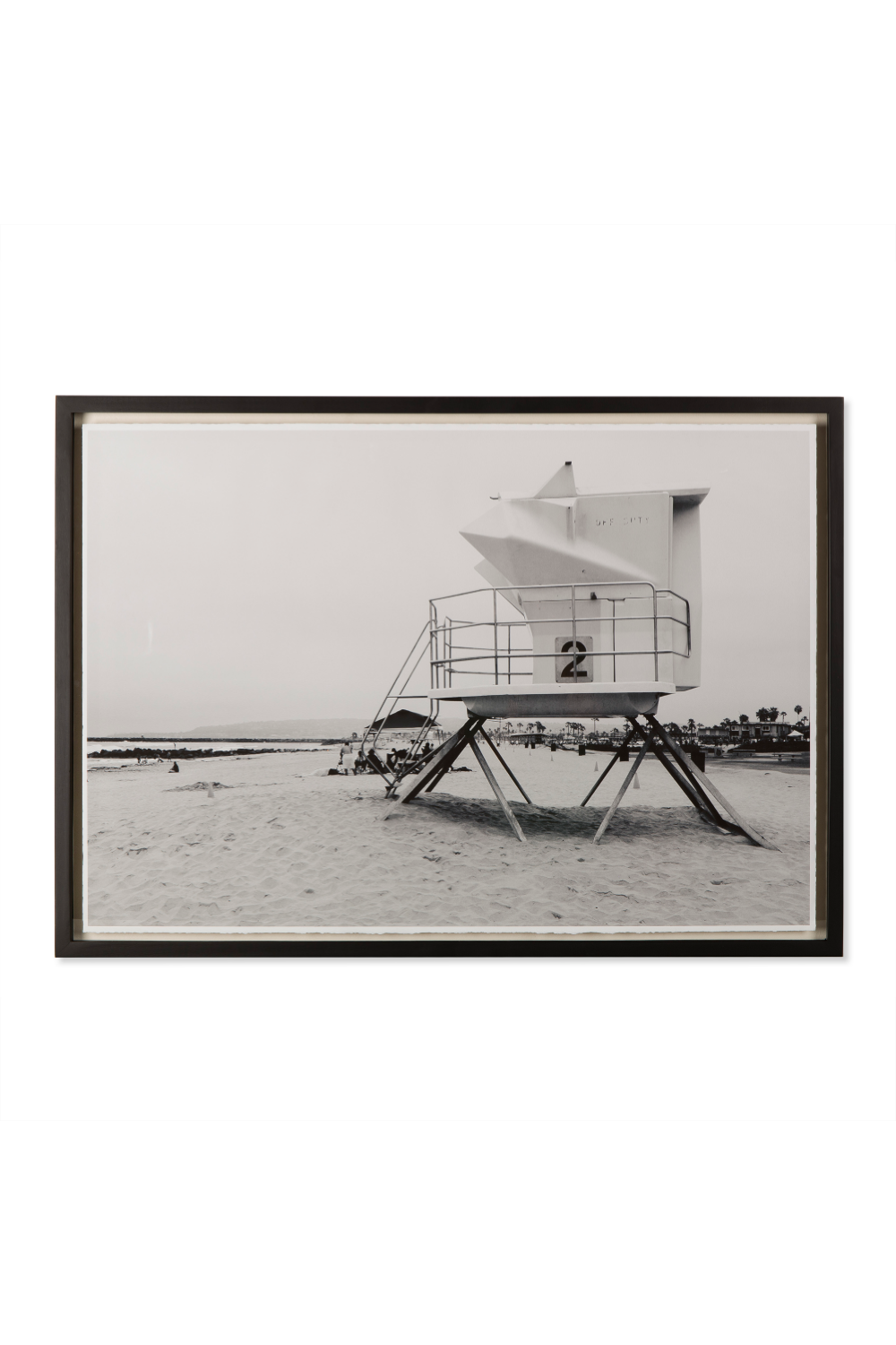 Monochrome Photographic Artwork | Andrew Martin Lifeguard Station | Oroa.com