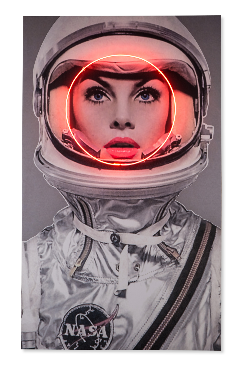 Galactic Photography Artwork | Andrew Martin Neon Space Girl | Oroa.com