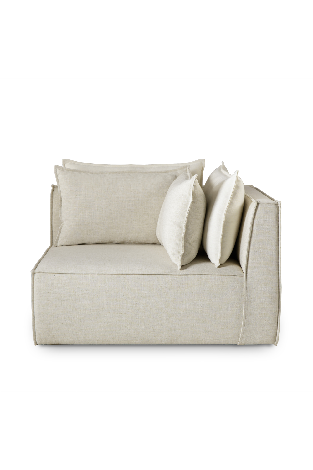 Cream Minimalist Modular Sofa | Andrew Martin Charlton | Oroa.com