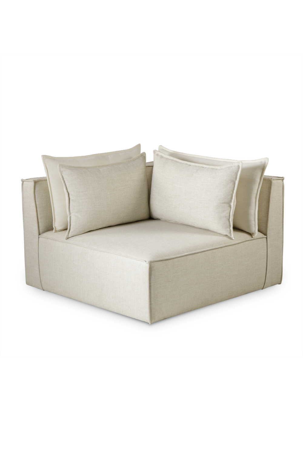 Cream Minimalist Modular Sofa | Andrew Martin Charlton