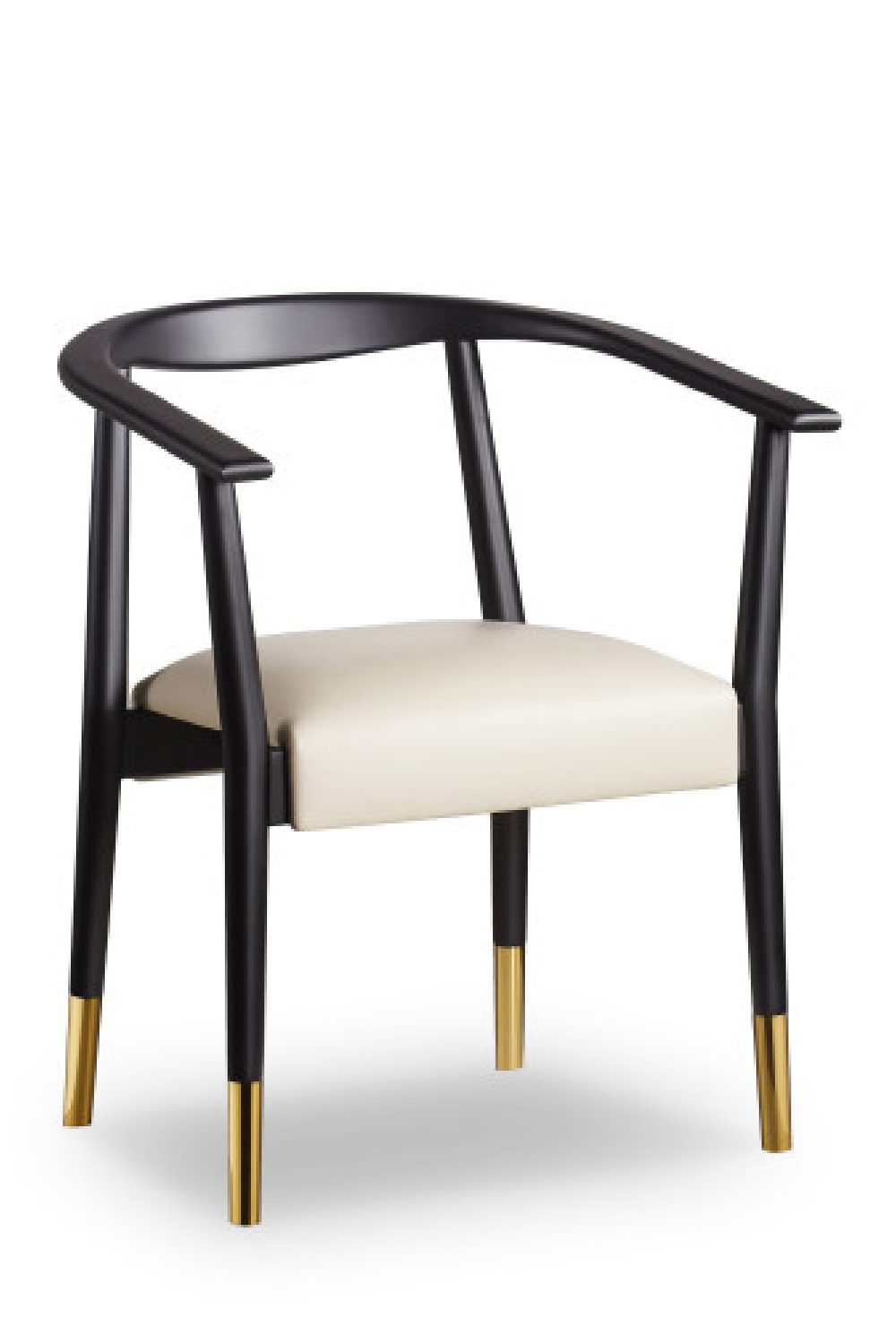 Matt Black Skandi Dining Chair | Andrew Martin Soho | Oroa.com