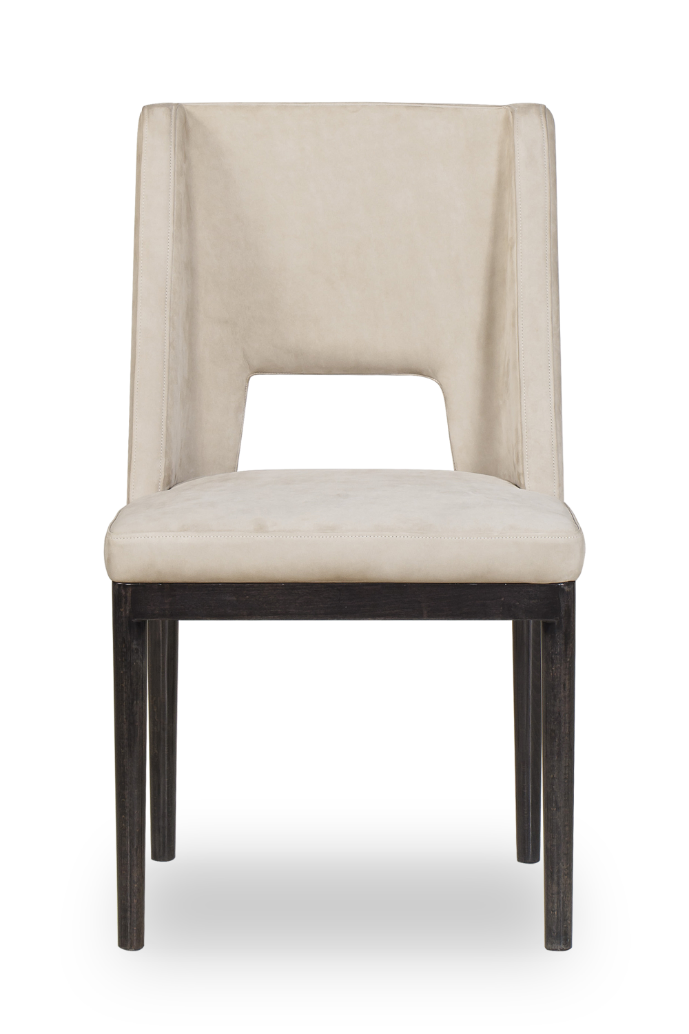 Beige Leather Dining Chair | Andrew Martin Maddison | Oroa.com