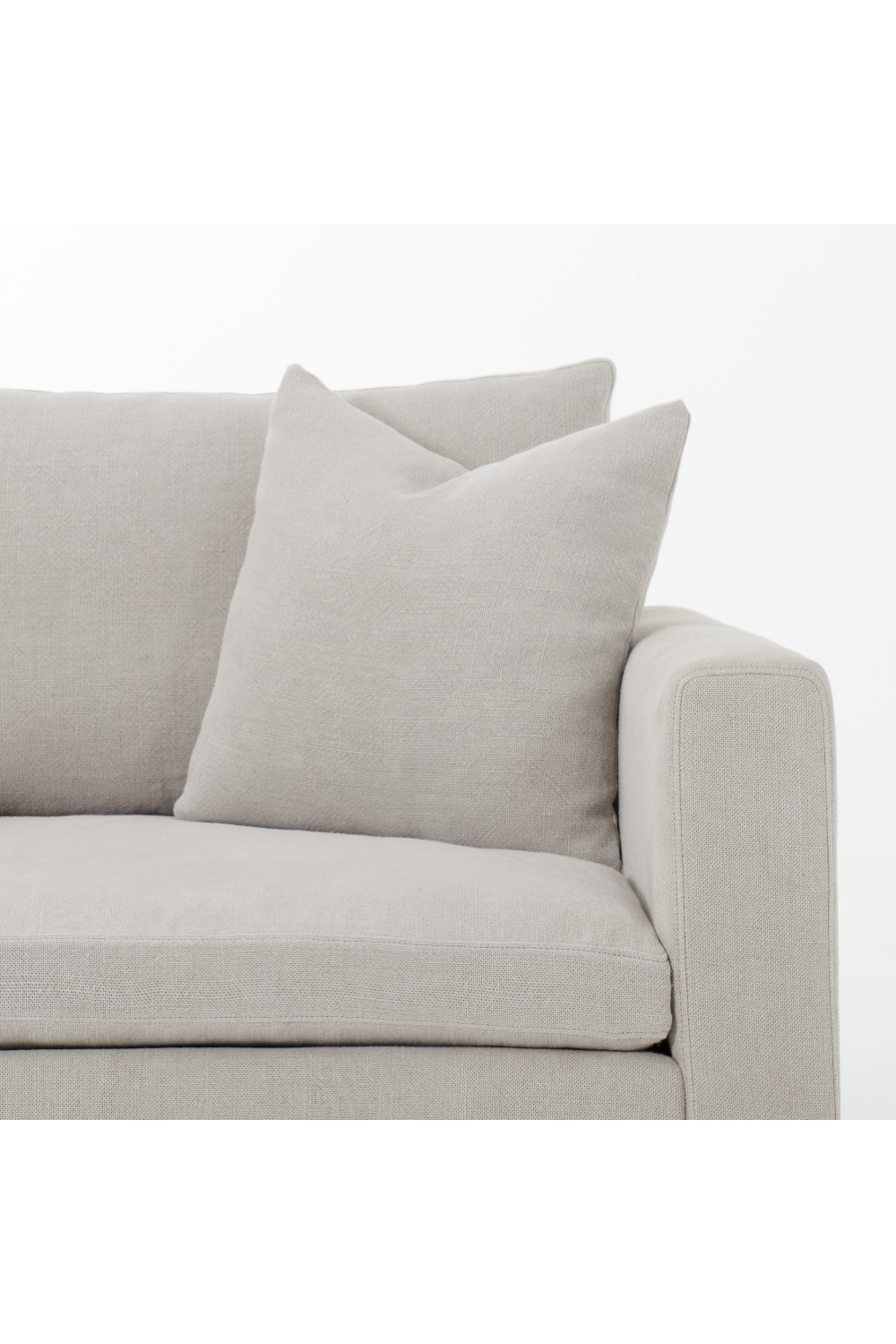 Gray Upholstered Modern Armchair | Andrew Martin Lauren | Oroa.com
