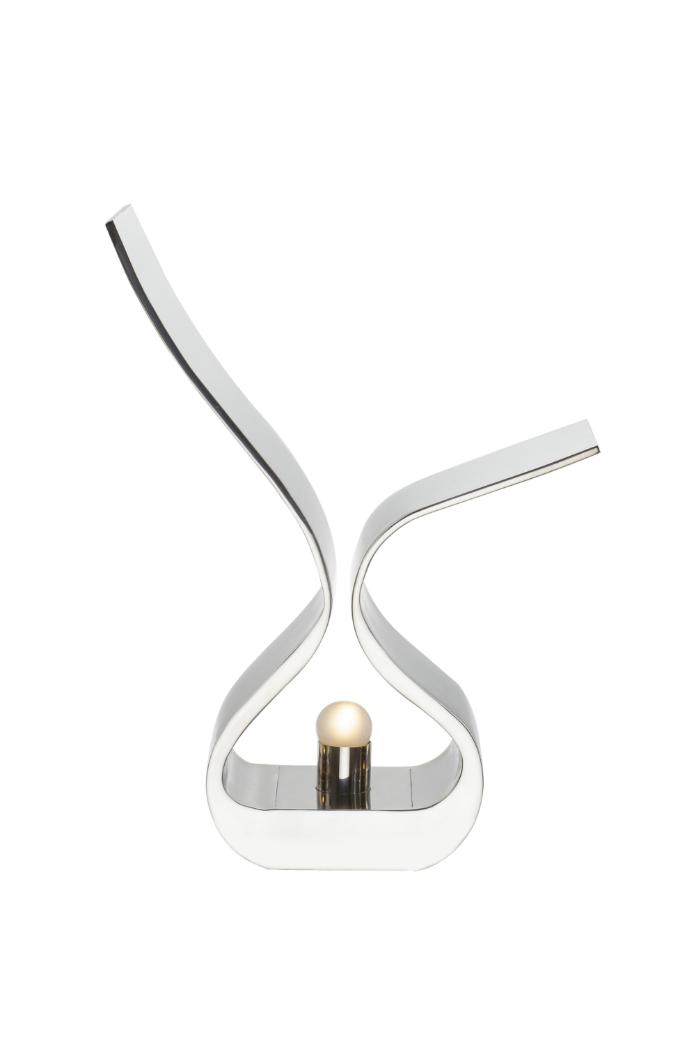 Stainless Steel Curved Desk Lamp | Andrew Martin Ray | OROA