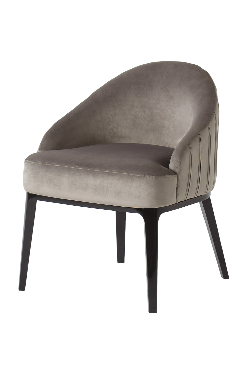 Gray Upholstery Low-Back Dining Chair | Andrew Martin Cersie | OROA