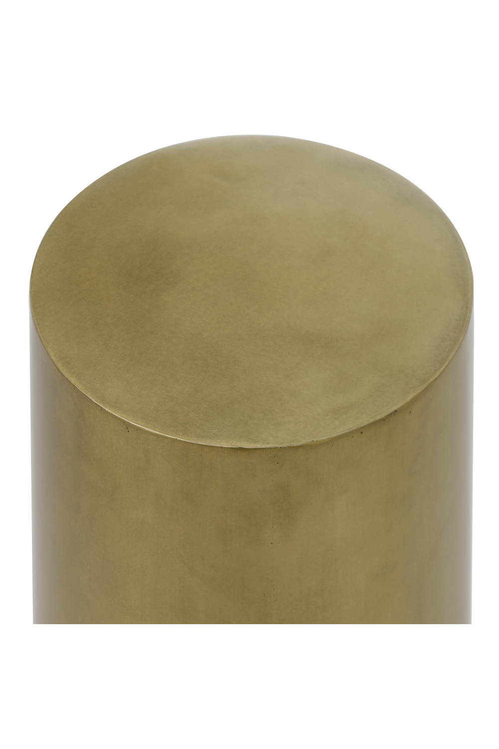 Aged Brass Cylindrical Accent Table T | Andrew Martin Maxwell | OROA