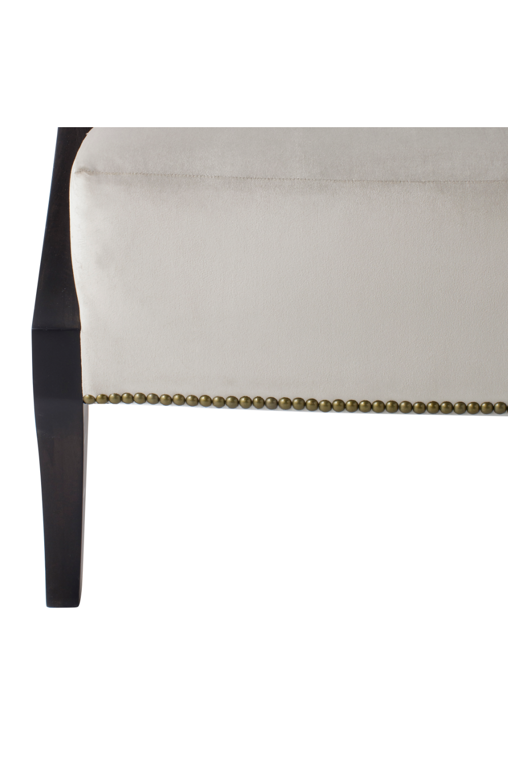 Off White Studded Accent Chair | Andrew Martin Evelyn Chair | OROA