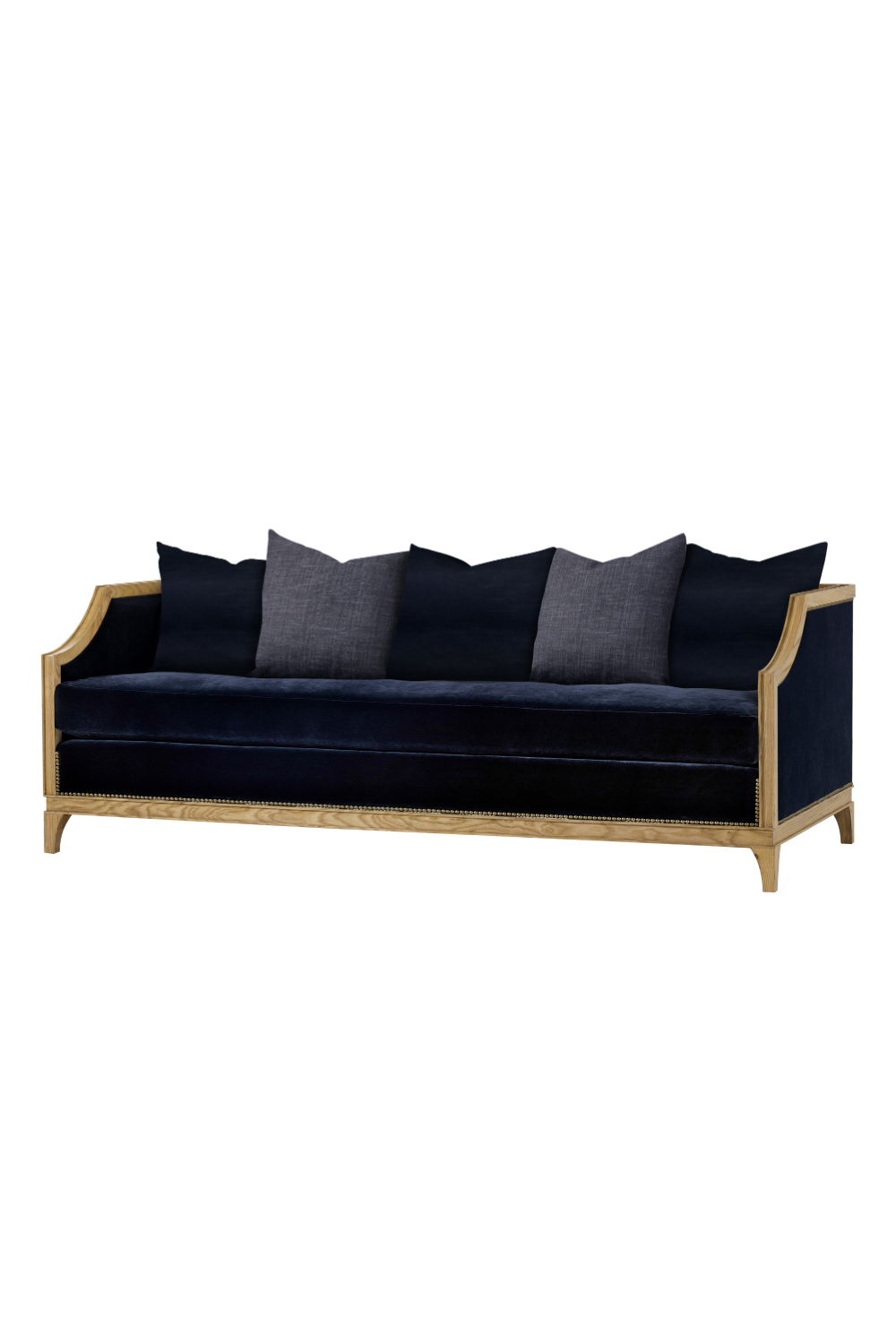 Blue Upholstered Contemporary Sofa | Andrew Martin Henry | Oroa.com