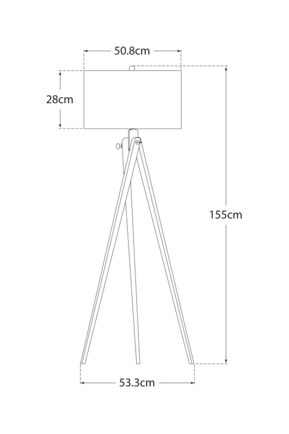 Rustic Floor Lamp | Andrew Martin Tripod | Oroa.com
