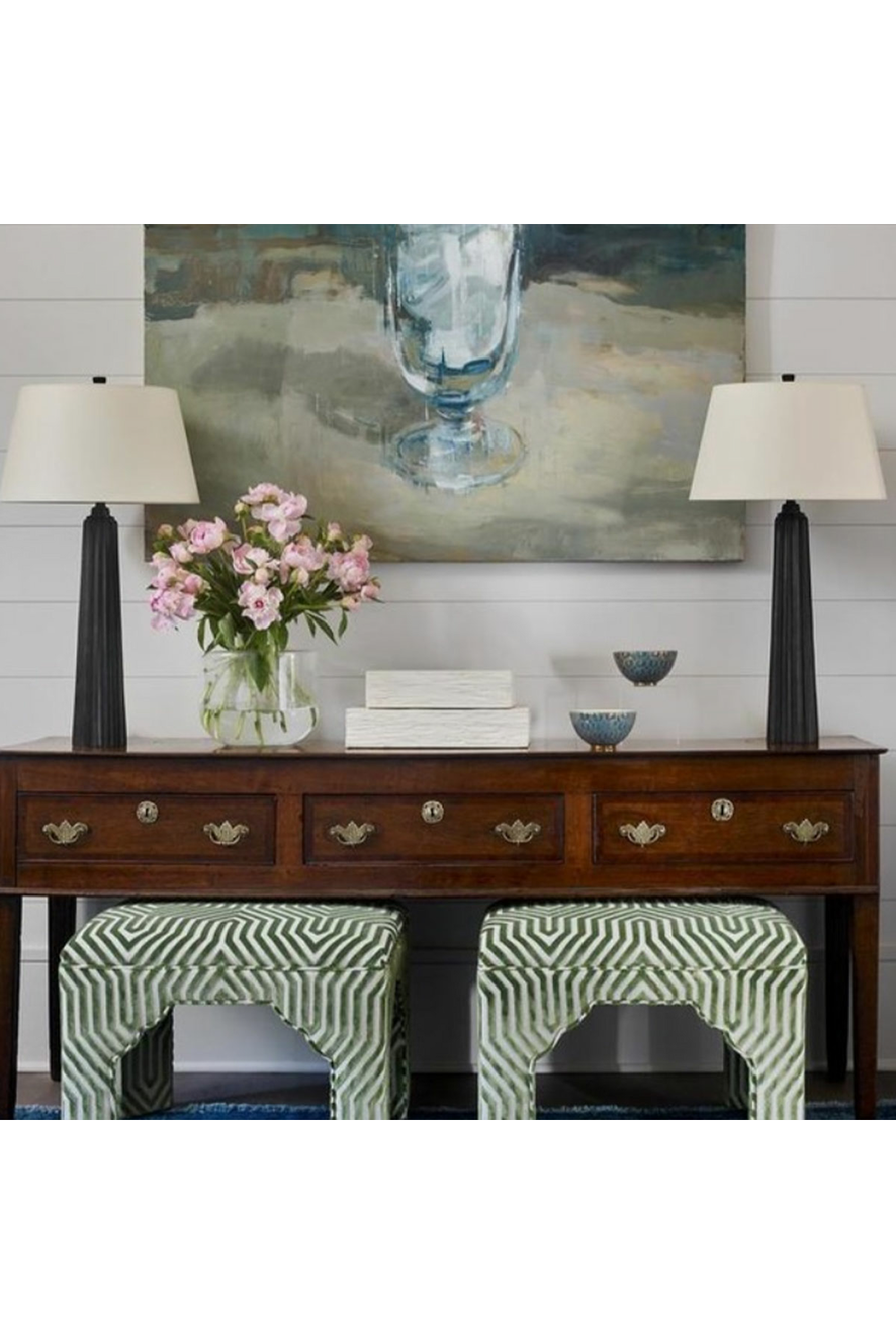 Art Deco Table Lamp | Andrew Martin Fluted Spire | OROA