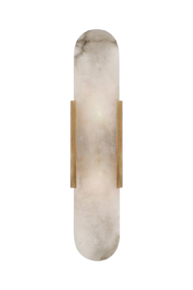 Elongated Alabaster Wall Light | Andrew Martin Melange | Oroa.com