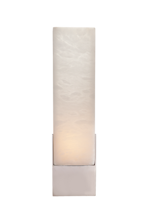 Polished Nickel Frosted Glass Wall Light | Andrew Martin Covet | OROA