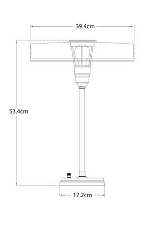 Metal Table Lamp | Andrew Martin Carlo | Oroa.com