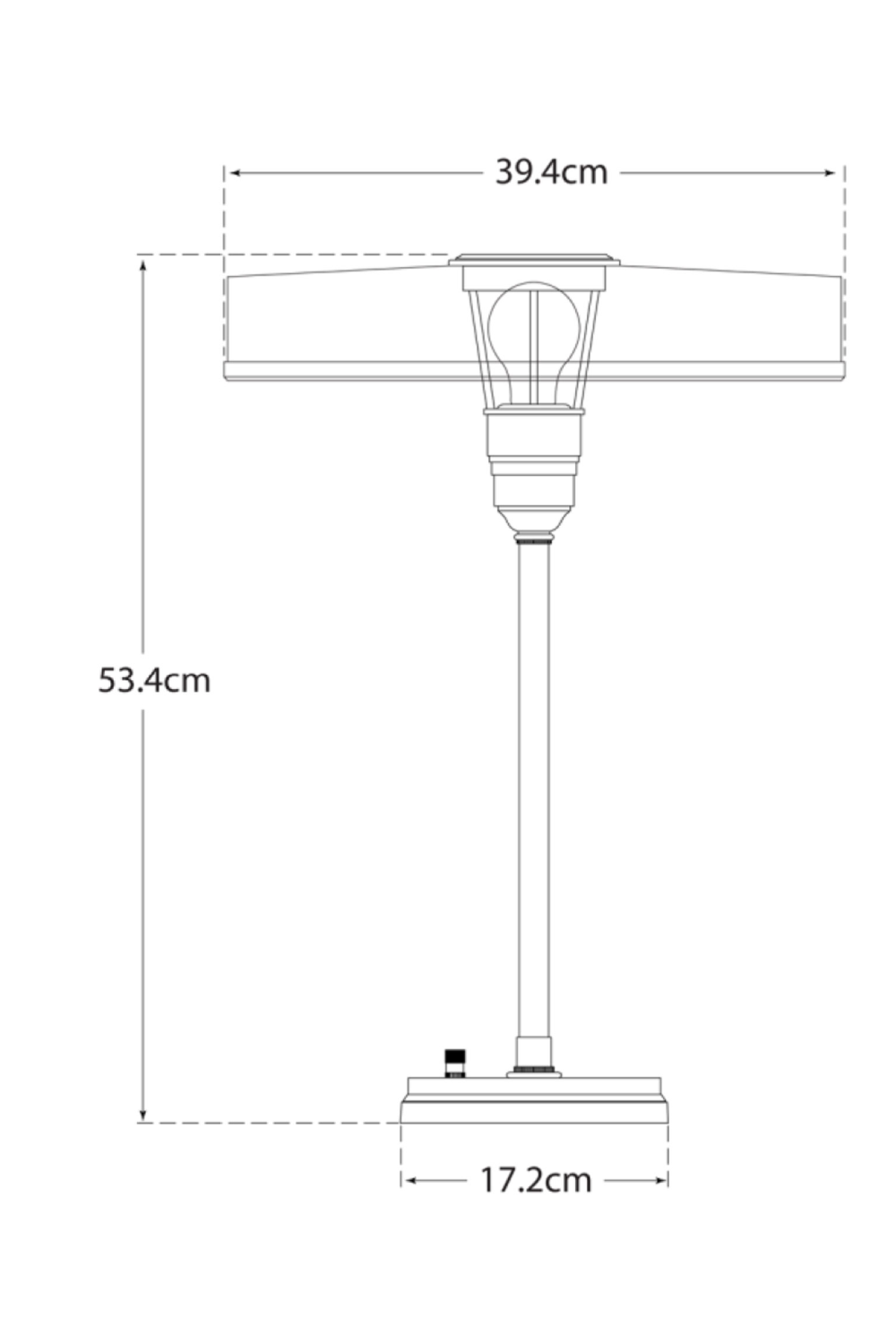 Metal Table Lamp | Andrew Martin Carlo | Oroa.com