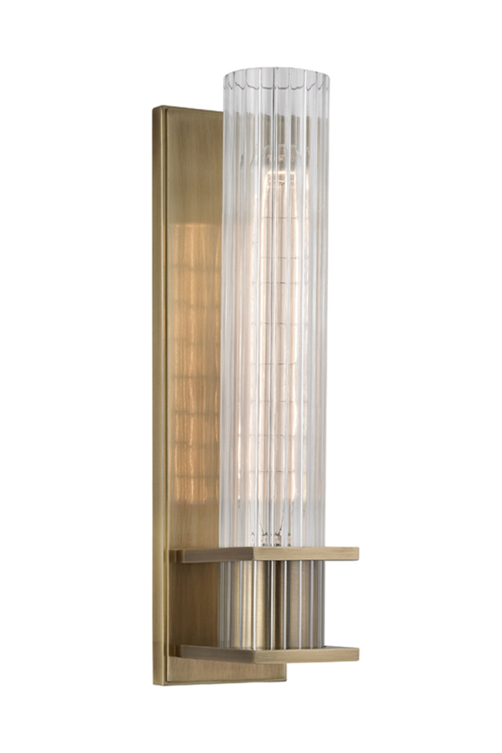 Vertical Ribbed Glass Wall Light | Andrew Martin Sperry | OROA