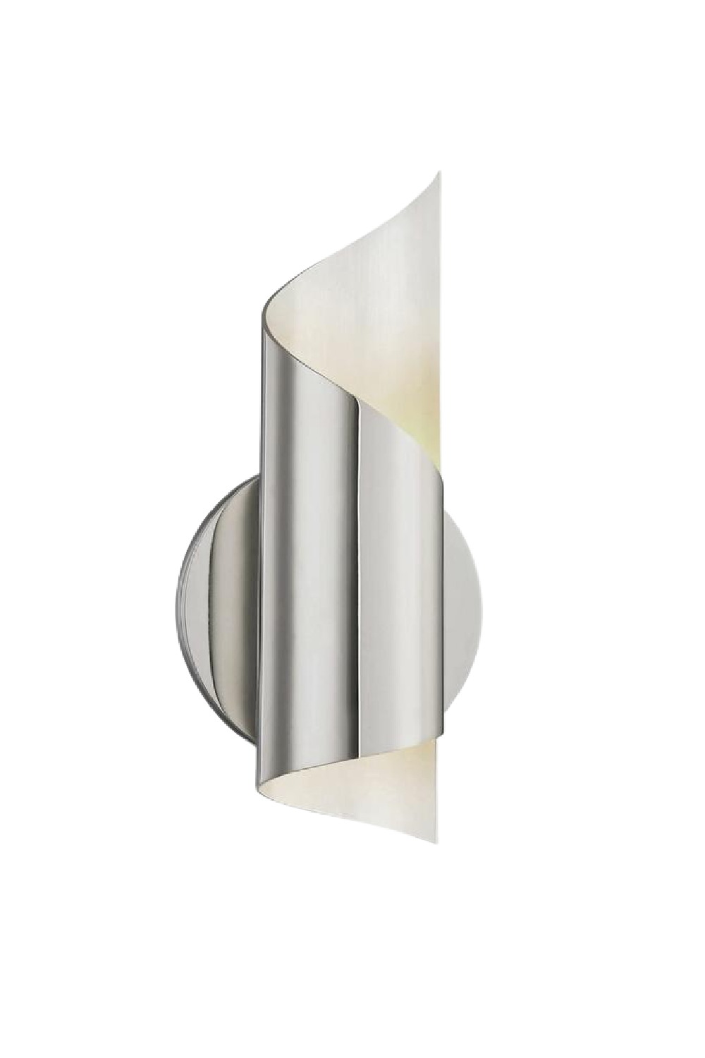 Silver Metallic Wall Light | Andrew Martin Evie | OROA.com