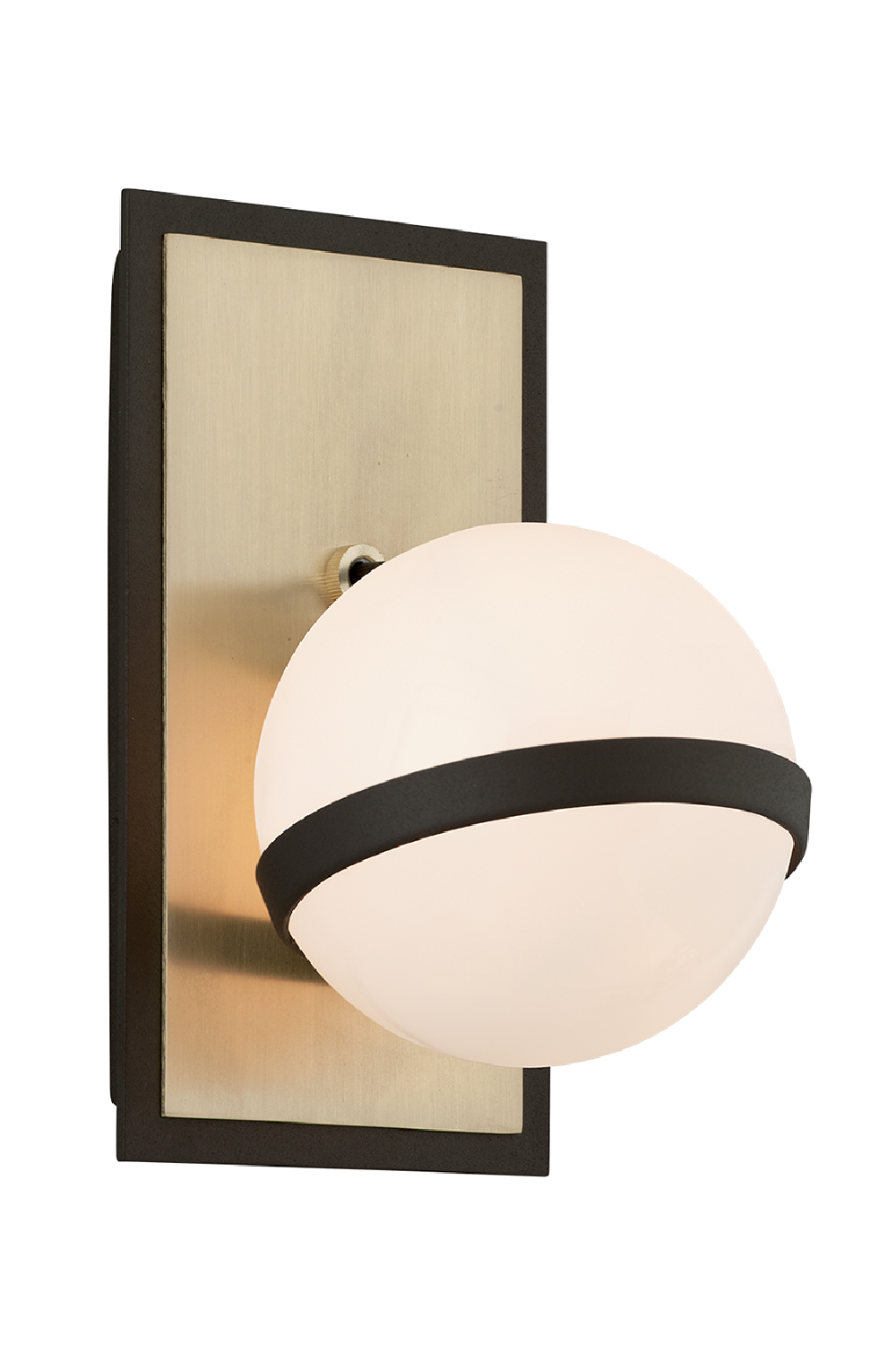 Translucent Glass Sphere Wall Light | Andrew Martin Ace | OROA.com