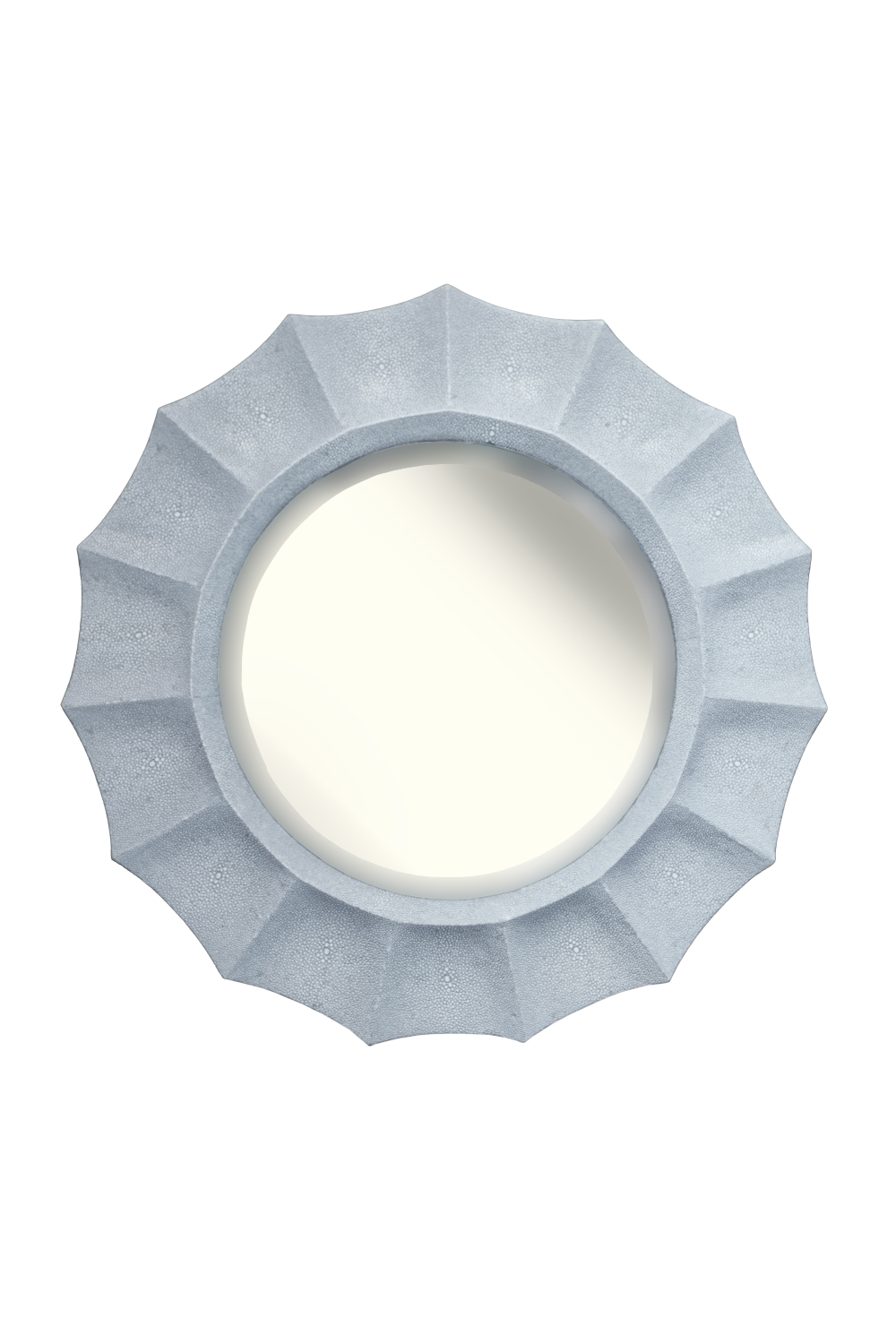 Light Gray Shagreen Mirror | Andrew Martin Joplin | Oroatrade.com
