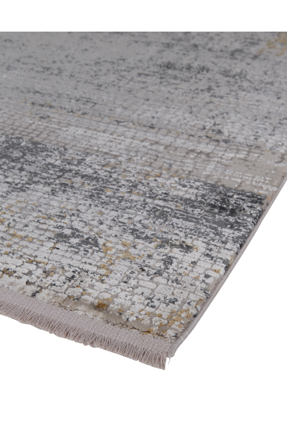 Charcoal and Yellow Flecked Rug M | Andrew Martin Yousef | OROA