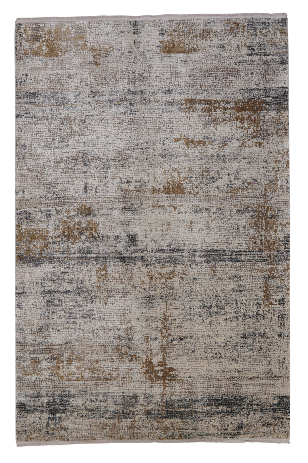 Charcoal and Yellow Flecked Rug 8' x 11' | Andrew Martin Yousef | Oroatrade.com