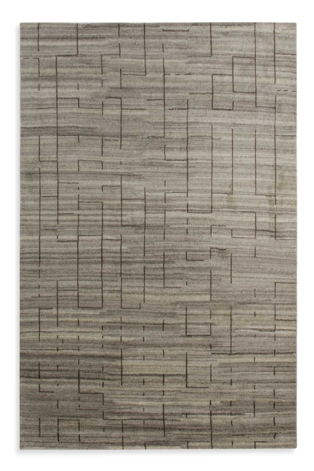 Dark Gray Wool Rug 8' x 10' | Andrew Martin Abohar | OROA