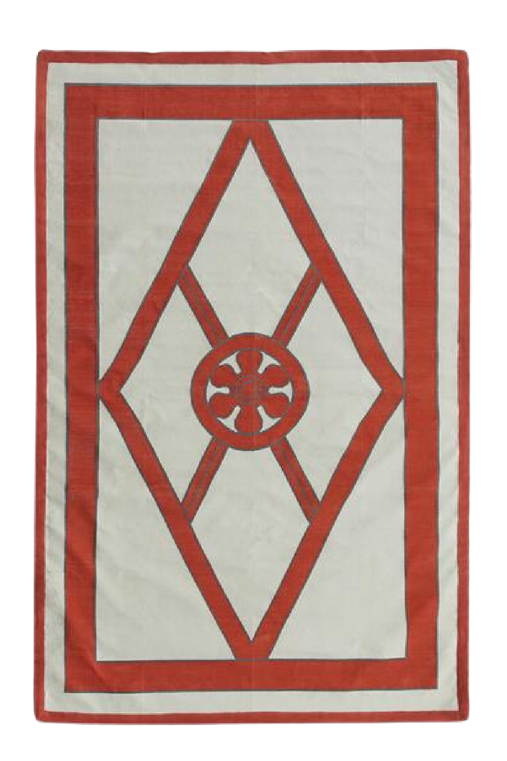 Geometric Handwoven Cotton Rug | Andrew Martin Grove | OROA