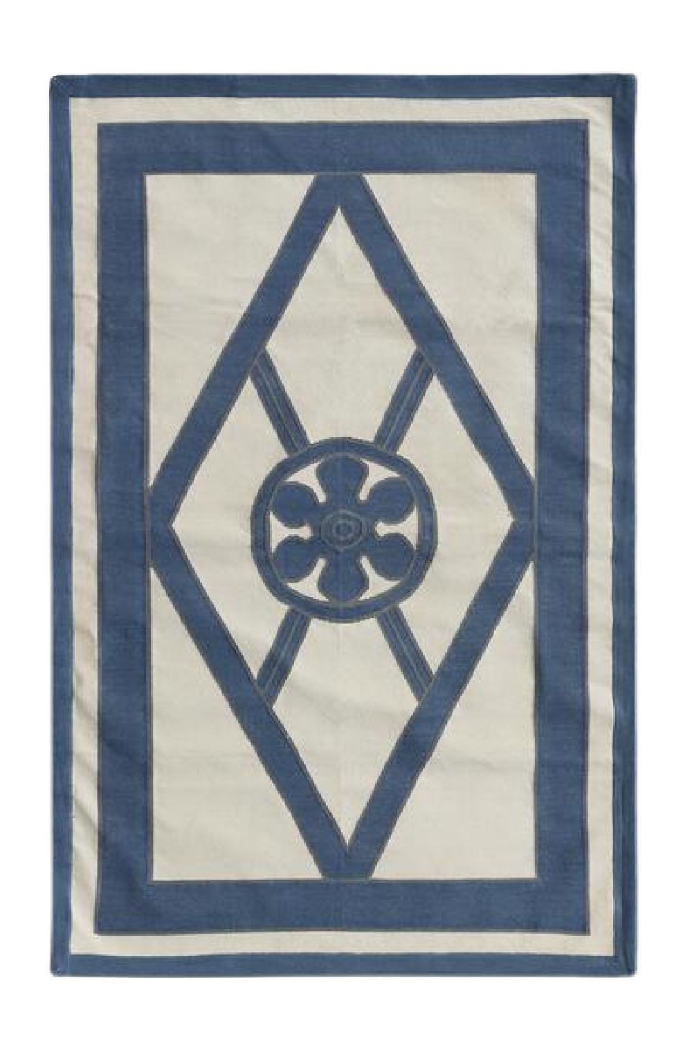 Geometric Handwoven Cotton Rug | Andrew Martin Grove | OROA