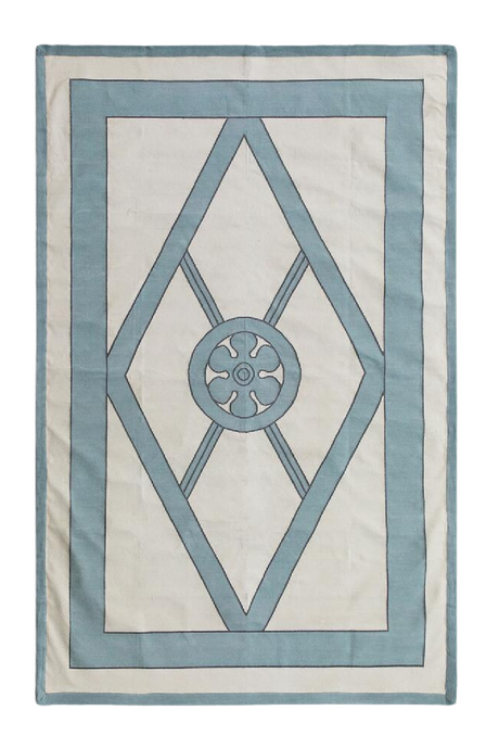   Geometric Handwoven Cotton Rug 6' x 9' | Oroa.com