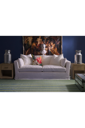 Classic Stripes Area Outdoor Rug | Andrew Martin Always Greener | OROA