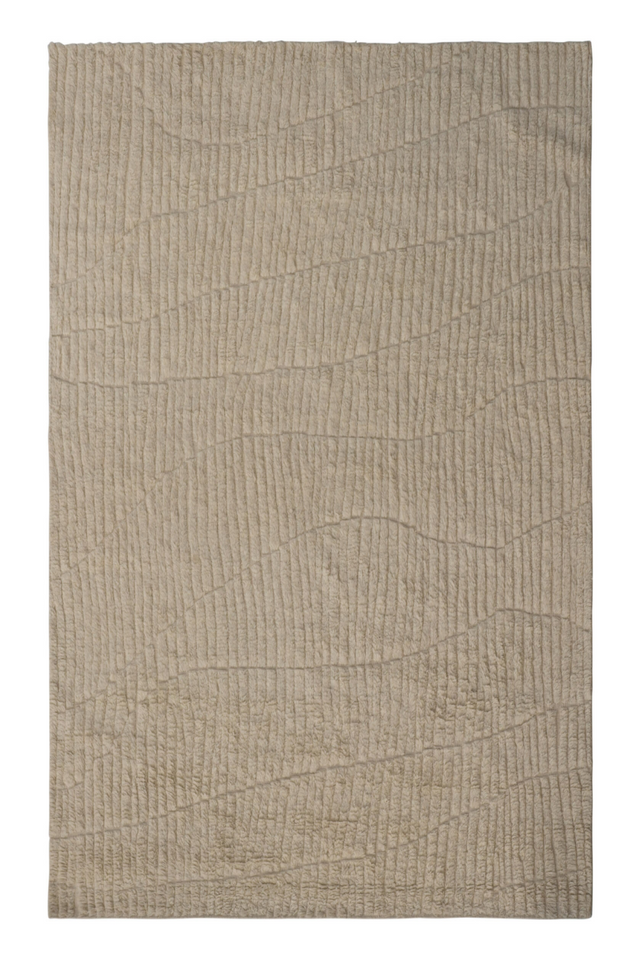 Cream Hand-Tufted Area Rug | Andrew Martin Peak | Oroa.com