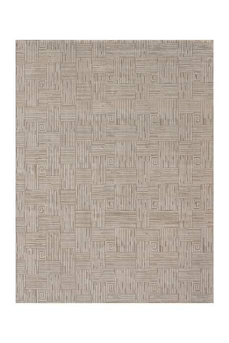 Natural Geometric Design Rug | Andrew Martin Ridge | Oroa.com