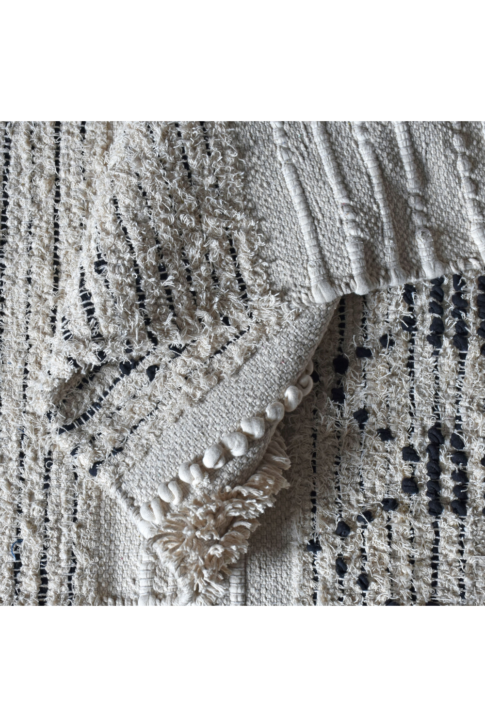 Patterned Cotton Area Rug | Andrew Martin Aria | OROA