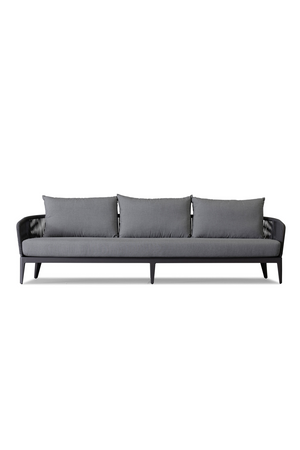 Curved Modern Outdoor Sofa | Andrew Martin Voyage | OROA