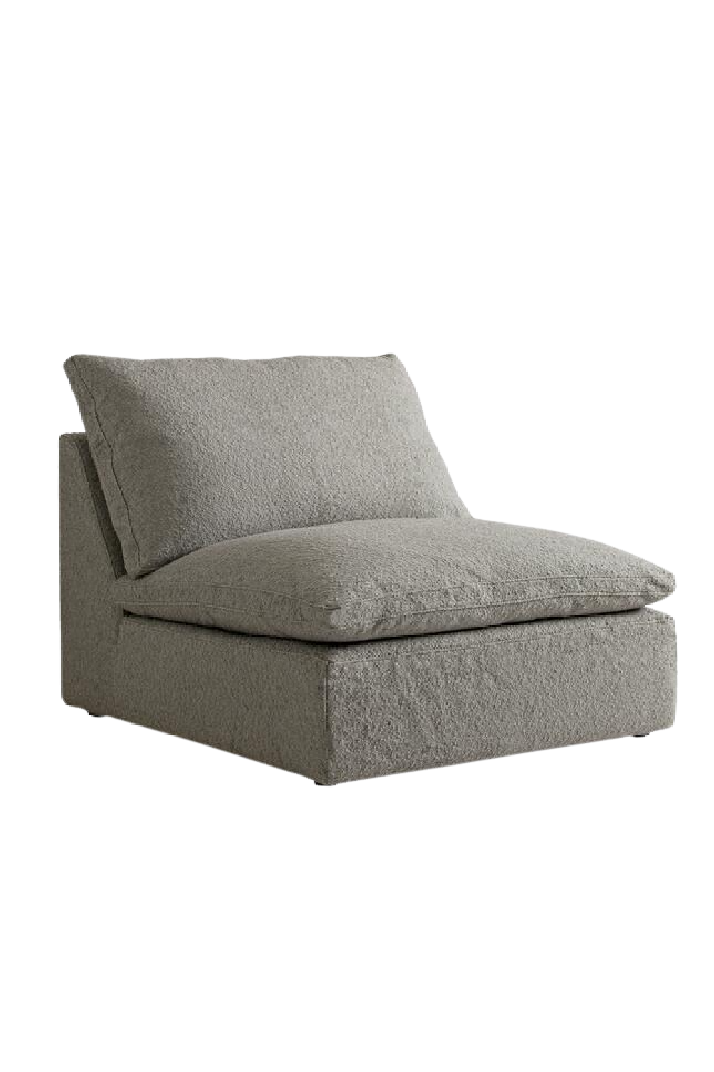 Gray Boucle Sectional Sofa | Andrew Martin Bryce | Oroa.com