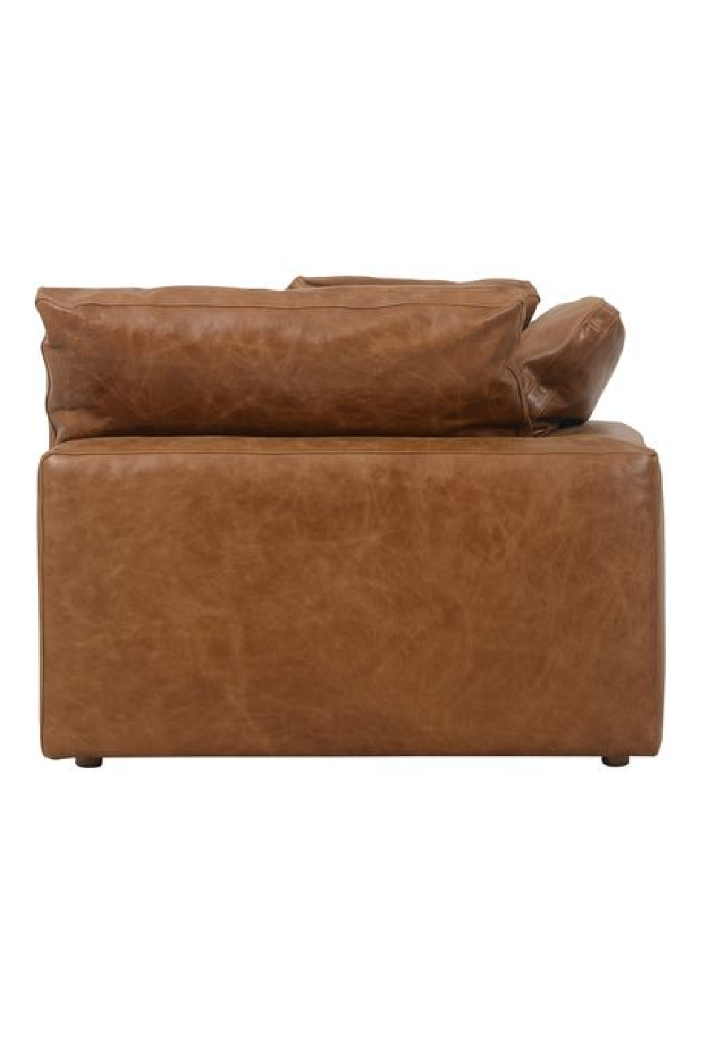 Camel Leather Sectional Sofa Jnr | Andrew Martin Truman | Oroa.com