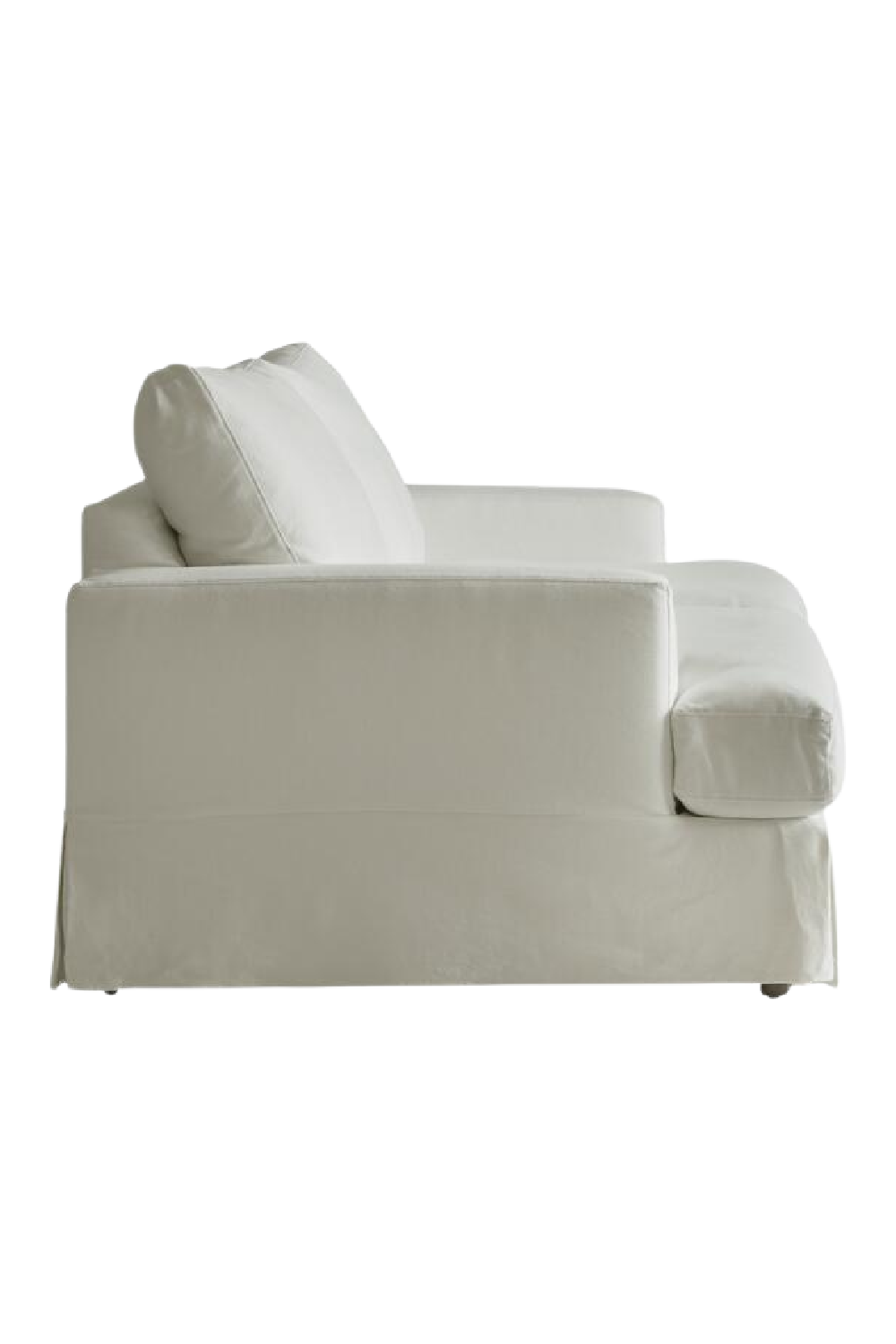 White Linen Classic Sofa | Andrew Martin Strand | Oroa.com