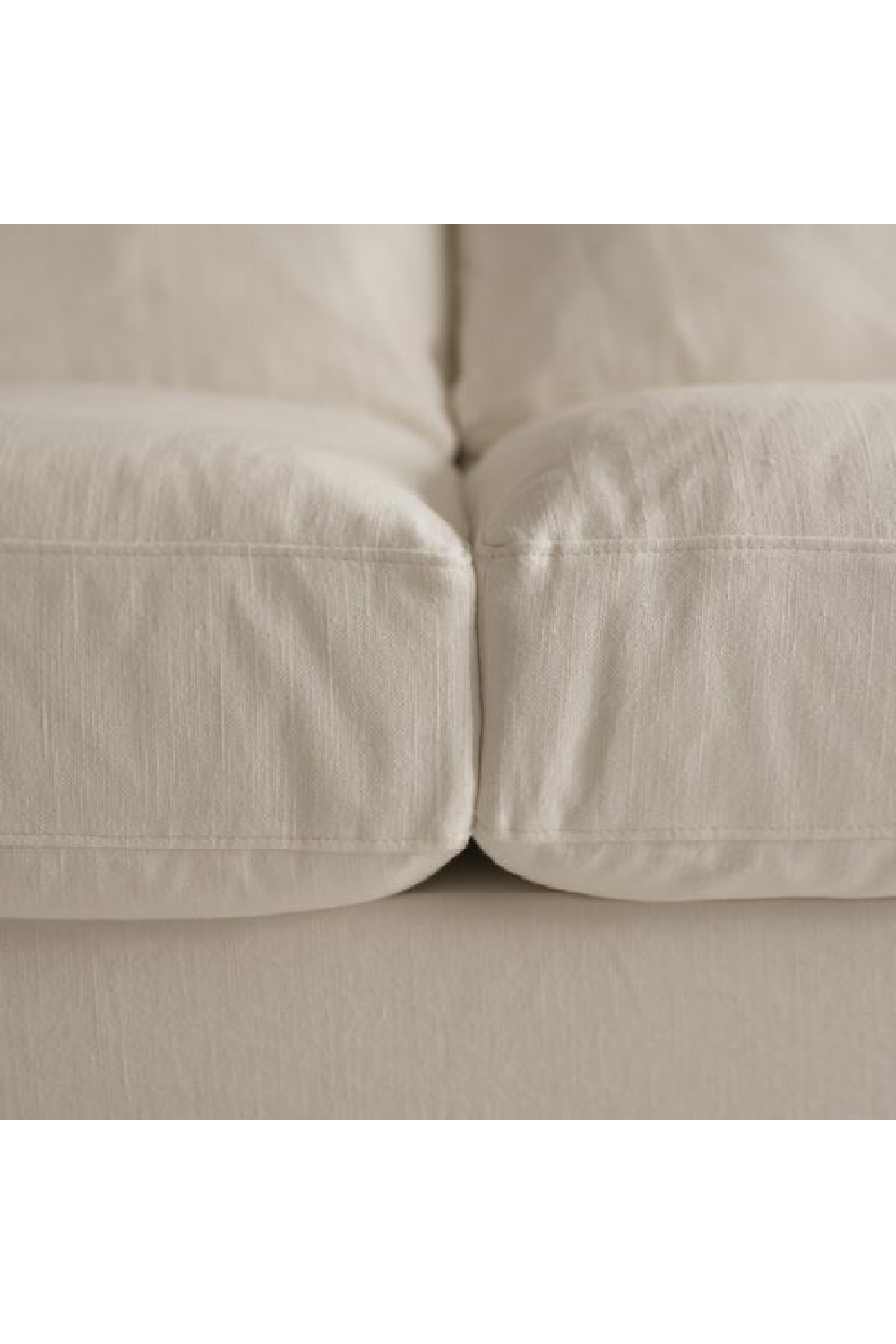 White Linen Classic Sofa | Andrew Martin Strand | Oroa.com