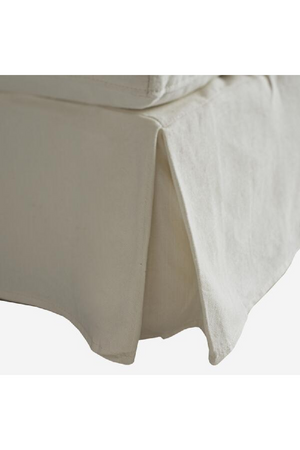 White Linen Classic Sofa | Andrew Martin Strand | Oroa.com