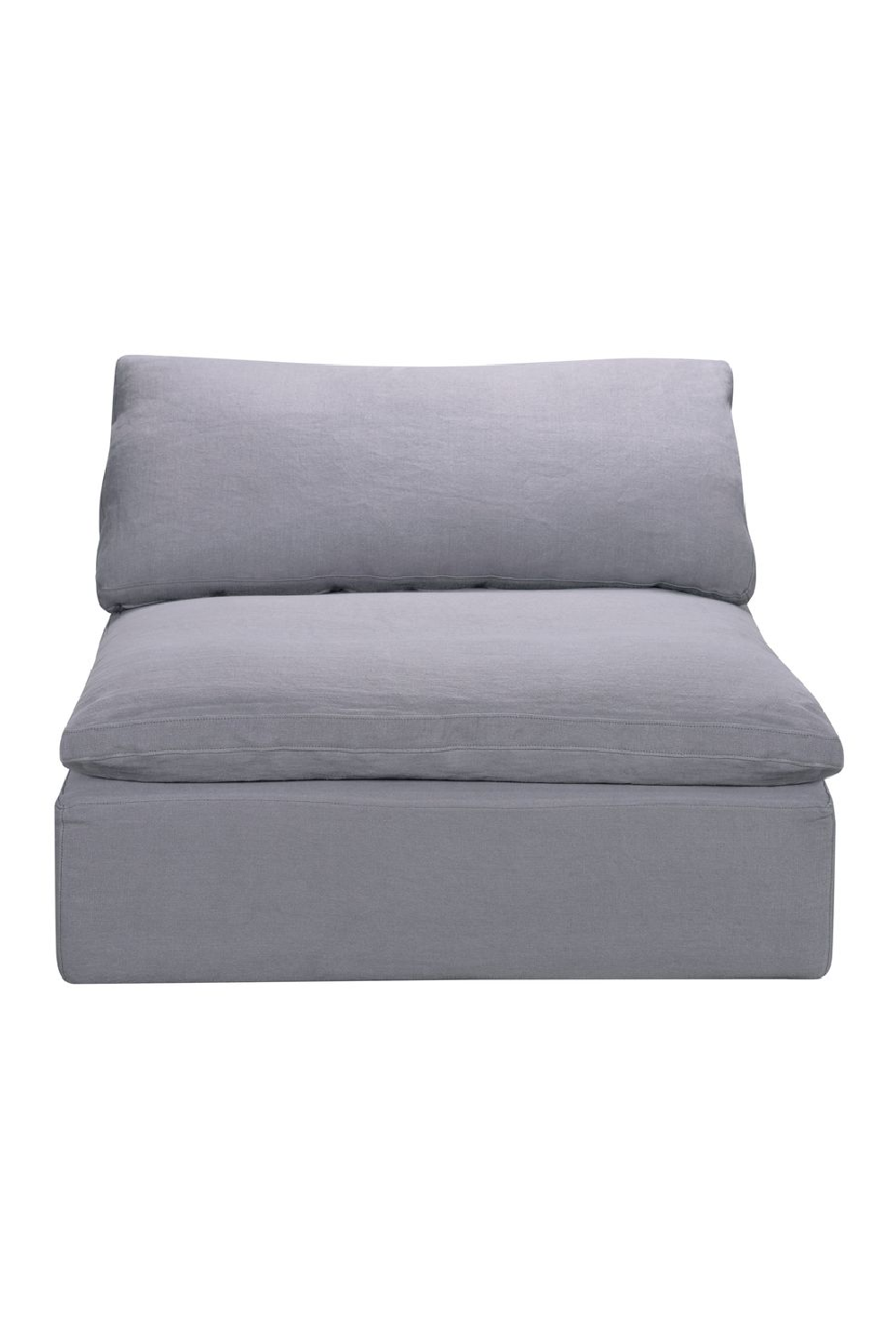 Gray Cotton Sectional Sofa L | Andrew Martin Truman | Oroa.com