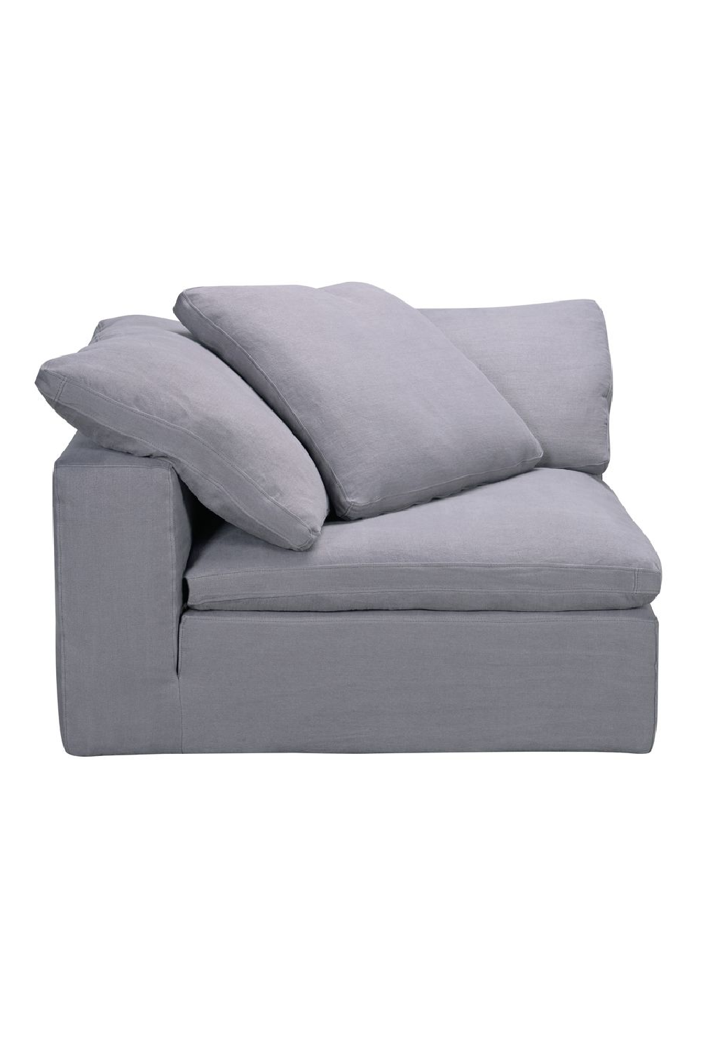 Gray Cotton Sectional Sofa Jnr | Andrew Martin Truman | Oroa.com