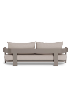 Curved Aluminum Outdoor Sofa | Andrew Martin Caicos | Oroa.com