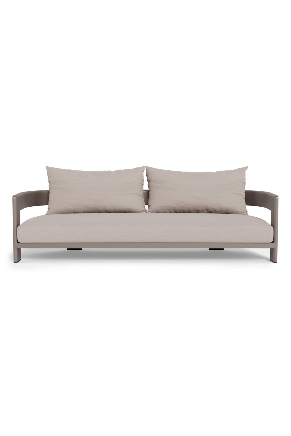 Curved Aluminum Outdoor Sofa | Andrew Martin Caicos | Oroa.com